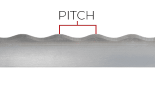 Wavy - Pitch Options Demonstration of pitch on a Wavy blade