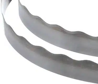Curved Wavy bandknife blades