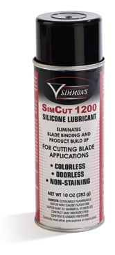Spray can of SimCut 1200 Silicone Lubricant