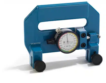 A blue tension meter